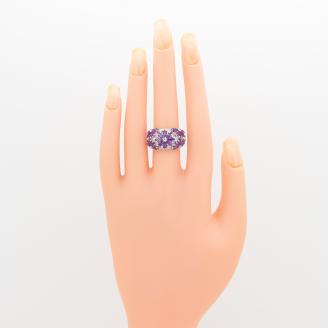 アメジスト リング 4.0ct SV925 （12505）