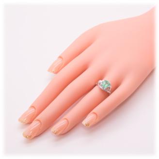 エメラルド リング 1ct SV925 （14425）