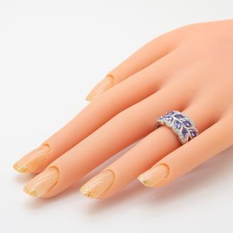 タンザナイト リング 1.20ct Ag900(Pt100) （161252）