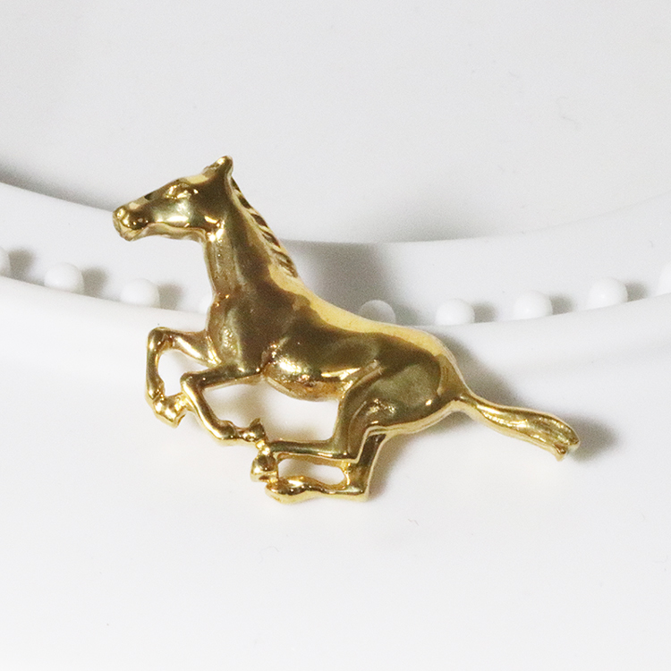 純金　K24　24金　疾走馬