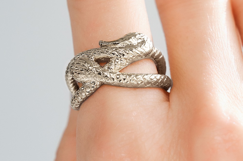 プラチナスネークリング　mk434　CR-17