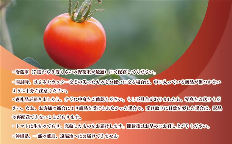 【期間限定（３～７月）】赤坂とまとの完熟セット　DE-1