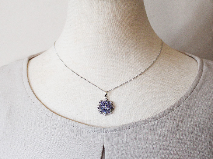 タンザナイト ペンダント 1.50ct SV925 （12475）