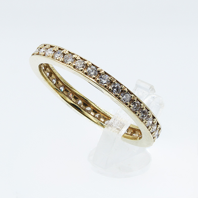 ダイヤモンド フルエタニティ リング 0.55ct K18YG・PG・WG (111114) 指輪 リング K18 フルエタニティリング ホワイトゴールド イエローゴールド ピンクゴールド ダイヤモンド ジュエリー アクセサリー 山梨県 甲斐市 BR-71