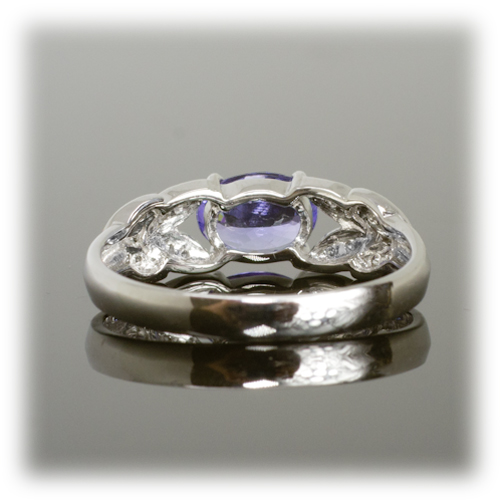 タンザナイト リング 0.7ct K10WG/K10YG (13387) 指輪 リング タンザナイト K10 ホワイトゴールド イエローゴールド ジュエリー アクセサリー ダイヤモンド 山梨県 甲斐市 BR-86