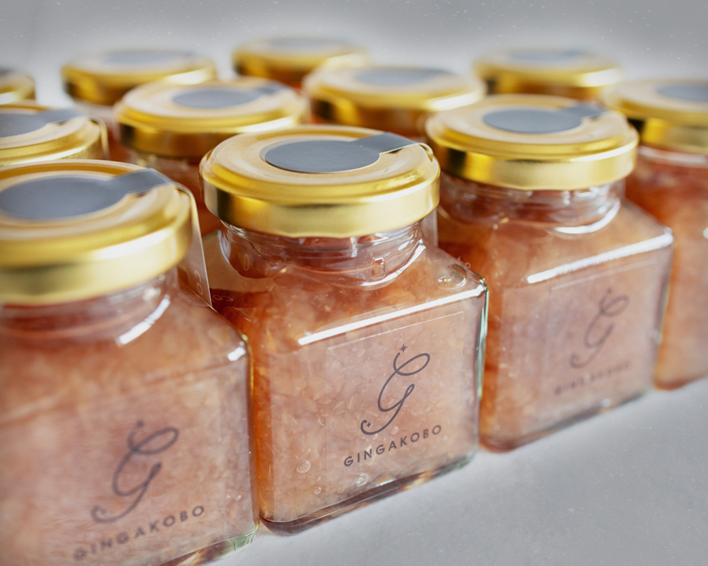 白桃・黄桃のコンフィチュール2個セット