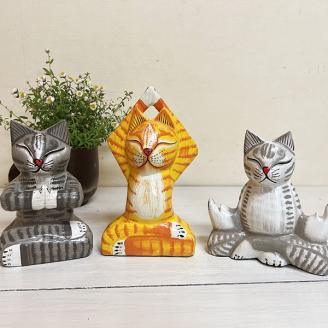 YOGAポーズネコ　選べる3種類