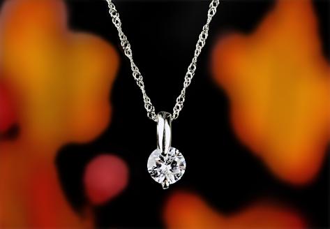 ダイヤモンド ペンダント 0.2ct K18WG 超目玉品 SIクラスHカラーカード式鑑定書付（21261）