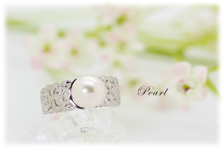 アコヤ 真珠 パール リング 8.5mm Ag900[Pt100] (15529) 真珠 アコヤ真珠 指輪 リング パール プラチナ ジュエリー アクセサリー ダイヤモンド 山梨県 甲斐市 BR-68