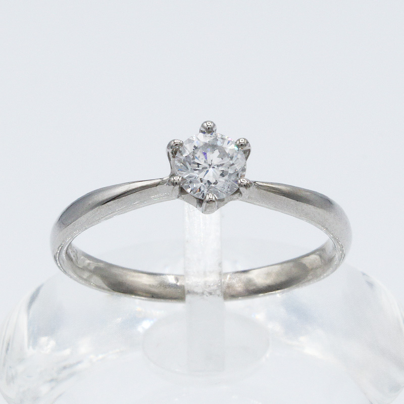 Dカラー ダイヤモンド リング 0.3ct Ag900[Pt100] （111118r） (BR-99)