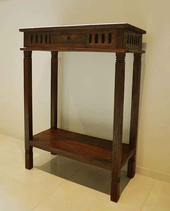 ラテス　コンソールテーブル80（うづくり仕上げ）BV-55