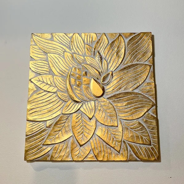 ロータス彫刻壁掛けパネル（Bタイプ）BV-58