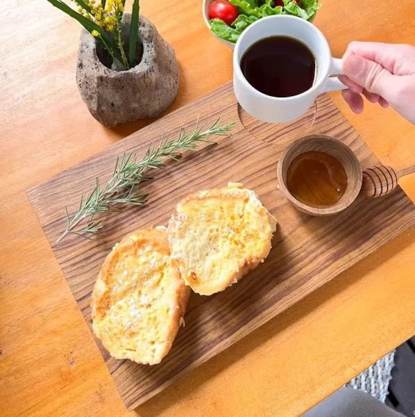 チーク材　ワンプレートトレイ（長方形タイプＬサイズ　）３０cm　BV-69