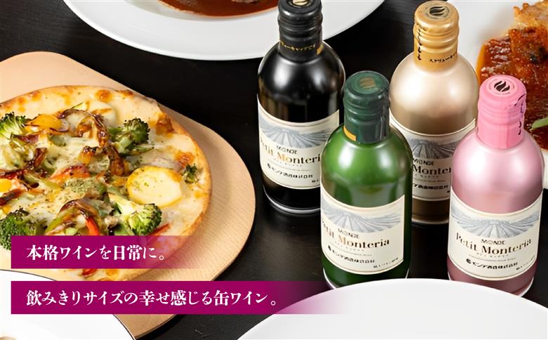 【モンデ酒造ふるさと納税】プティモンテリアシリーズ各種6本セット（やや辛口/白・やや重口/赤・やや辛口/白スパークリングワイン・やや辛口/ロゼスパークリングワイン 全24本）018-018|ワイン 缶ワイン 飲み比べワイン 缶ワイン 飲み比べワイン 缶ワイン 飲み比べワイン 缶ワイン 飲み比べワイン 缶ワイン 飲み比べワイン 缶ワイン 飲み比べワイン 缶ワイン 飲み比べワイン 缶ワイン 飲み比べワイン 缶ワイン 飲み比べ|