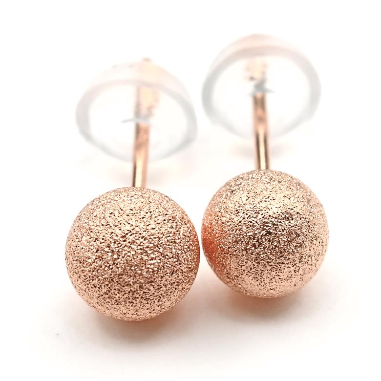 K18 PG　フラッシュボールピアス　5ミリ　E317-R 188-041