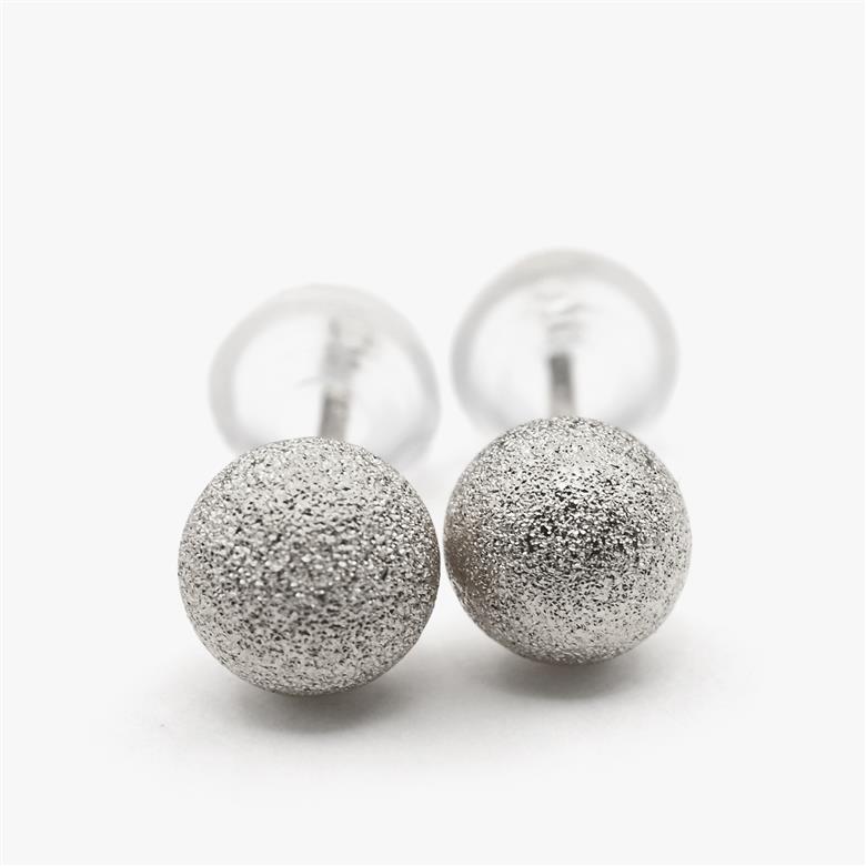 K18 PT　フラッシュボールピアス　5ミリ　E317-P 188-042