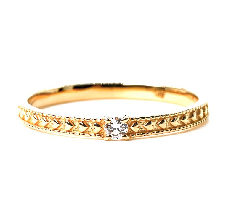 K18ダイヤモンドリング　0.03CT　R3968DI-Y 188-052