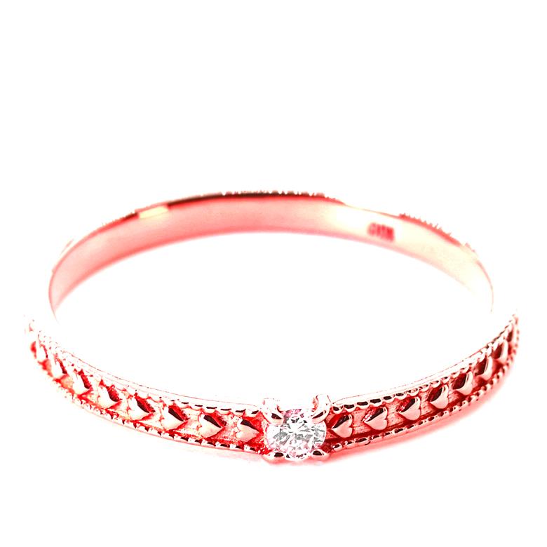 K18PG ダイヤモンドリング　0.03CT　R3968DI-R 188-053