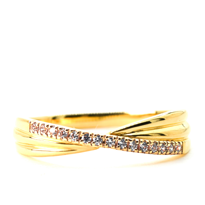 K18ダイヤモンドリング　0.07CT　R3974DI-Y 188-055