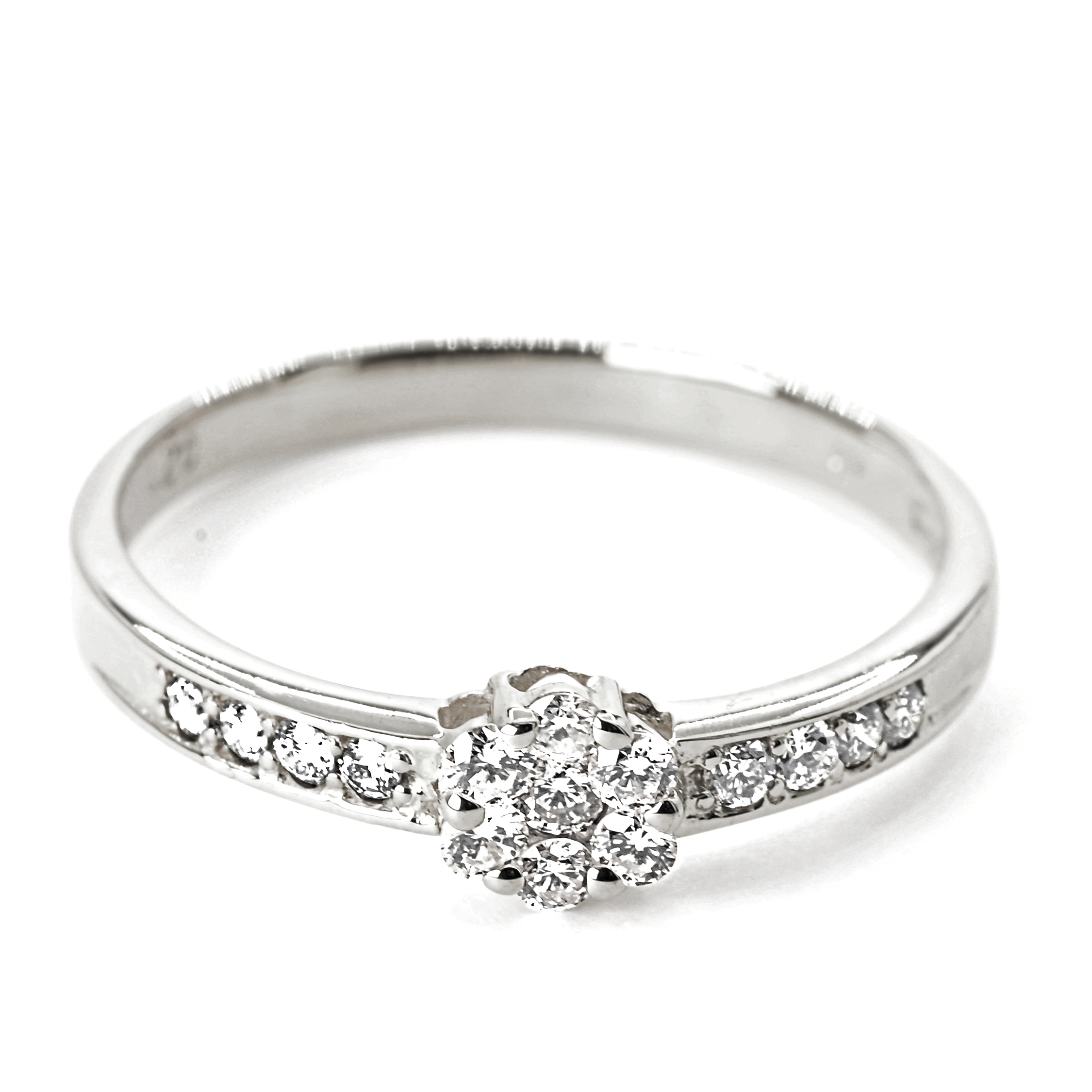 プラチナ セブンフラワーダイヤモンドリング 0.20CT R3973DI-P 188-060