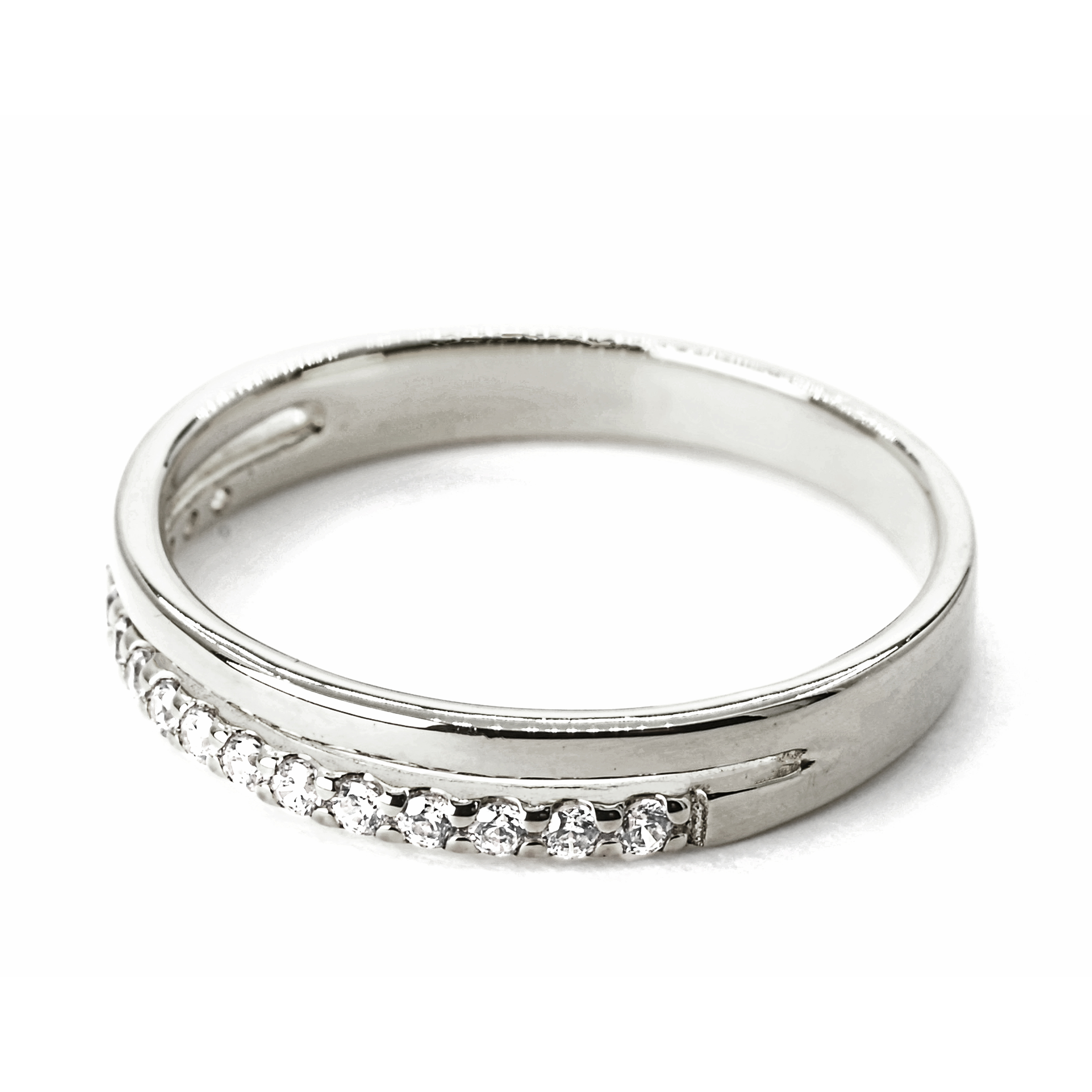 プラチナ　重ね付け風ダイヤモンドリング 0.12CT　R3971DI-P 188-066