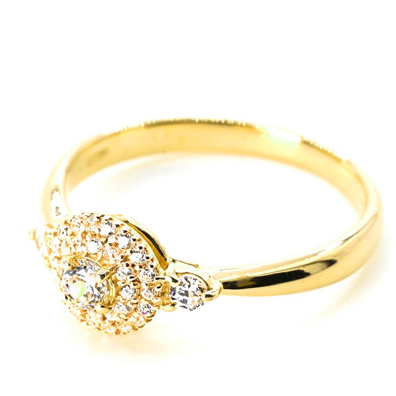 K18 ダイヤモンドリング　0.26CT　Ｒ3975DI-Y 188-067