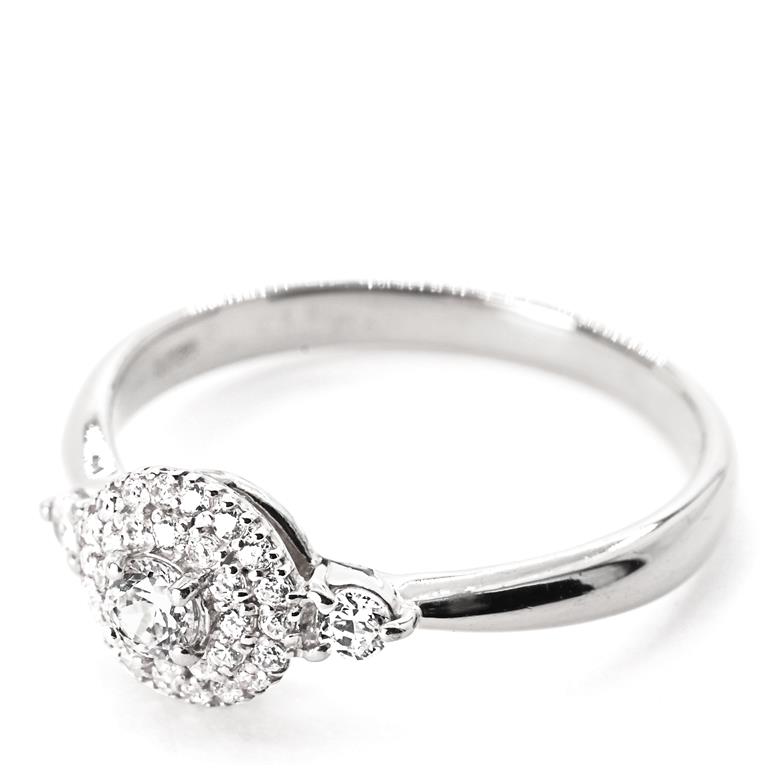 プラチナ ダイヤモンドリング　0.26ＣＴ　Ｒ3975DI-P 188-069