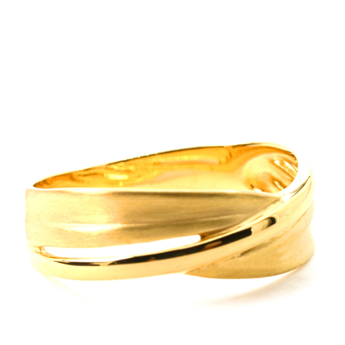 K18 地金鏡面、サティーナリング　RMR691-Y 188-084