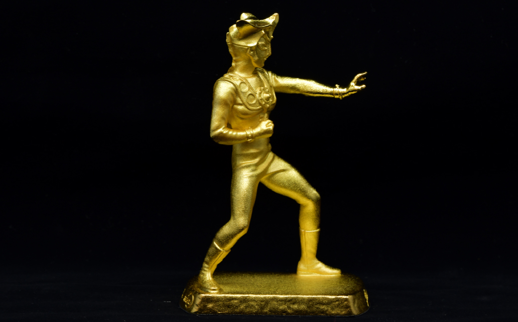 『ウルトラマンレオ』　ペーパーウェイト ゴールド 147-028 ふるさと納税 ペーパーウェイト ウルトラマンレオ ゴールド 笛吹市 プレゼント 贈り物 ギフト　ウルトラマン