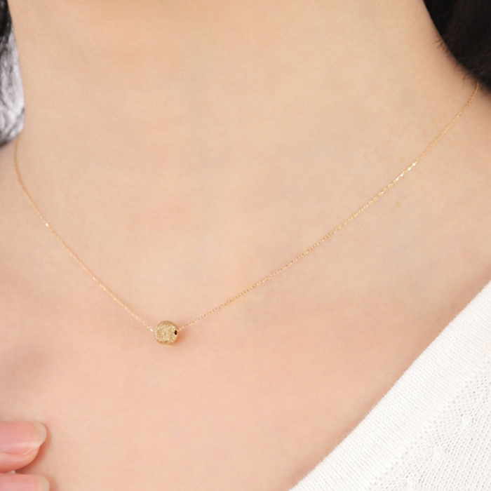 K18 YG　フラッシュボールペンダント　6ｍｍ 188-043