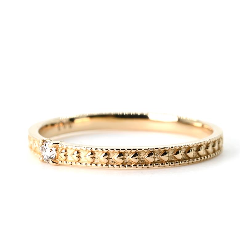 K18ダイヤモンドリング　0.03CT　R3968DI-Y 188-052