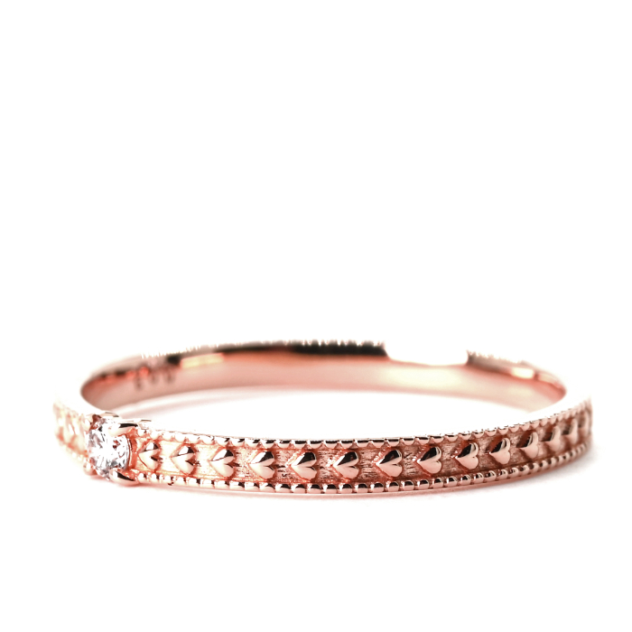 K18PG ダイヤモンドリング　0.03CT　R3968DI-R 188-053