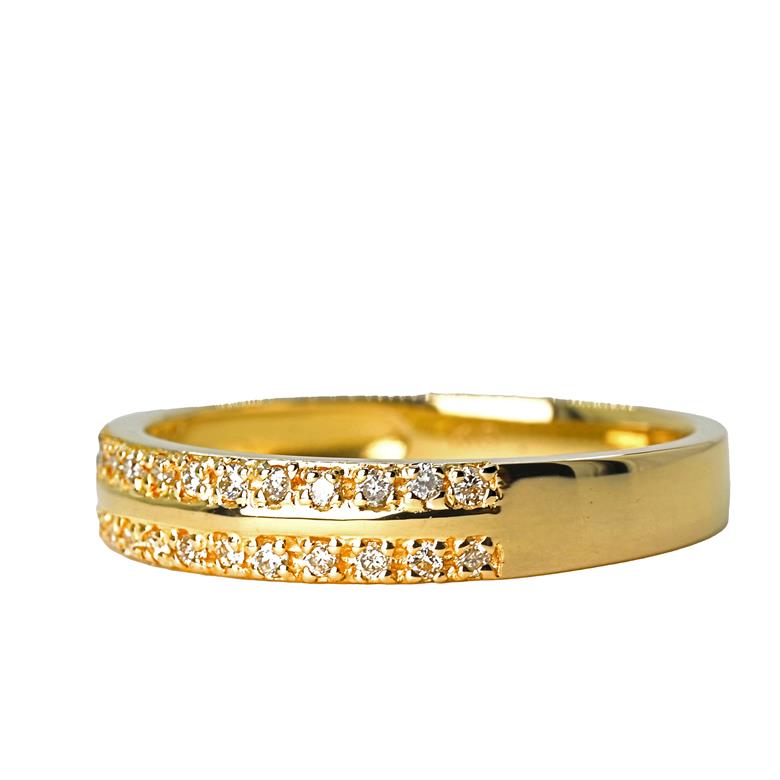 K18 ダイヤモンド　0.14CTリング　R3970DI-Y 188-061