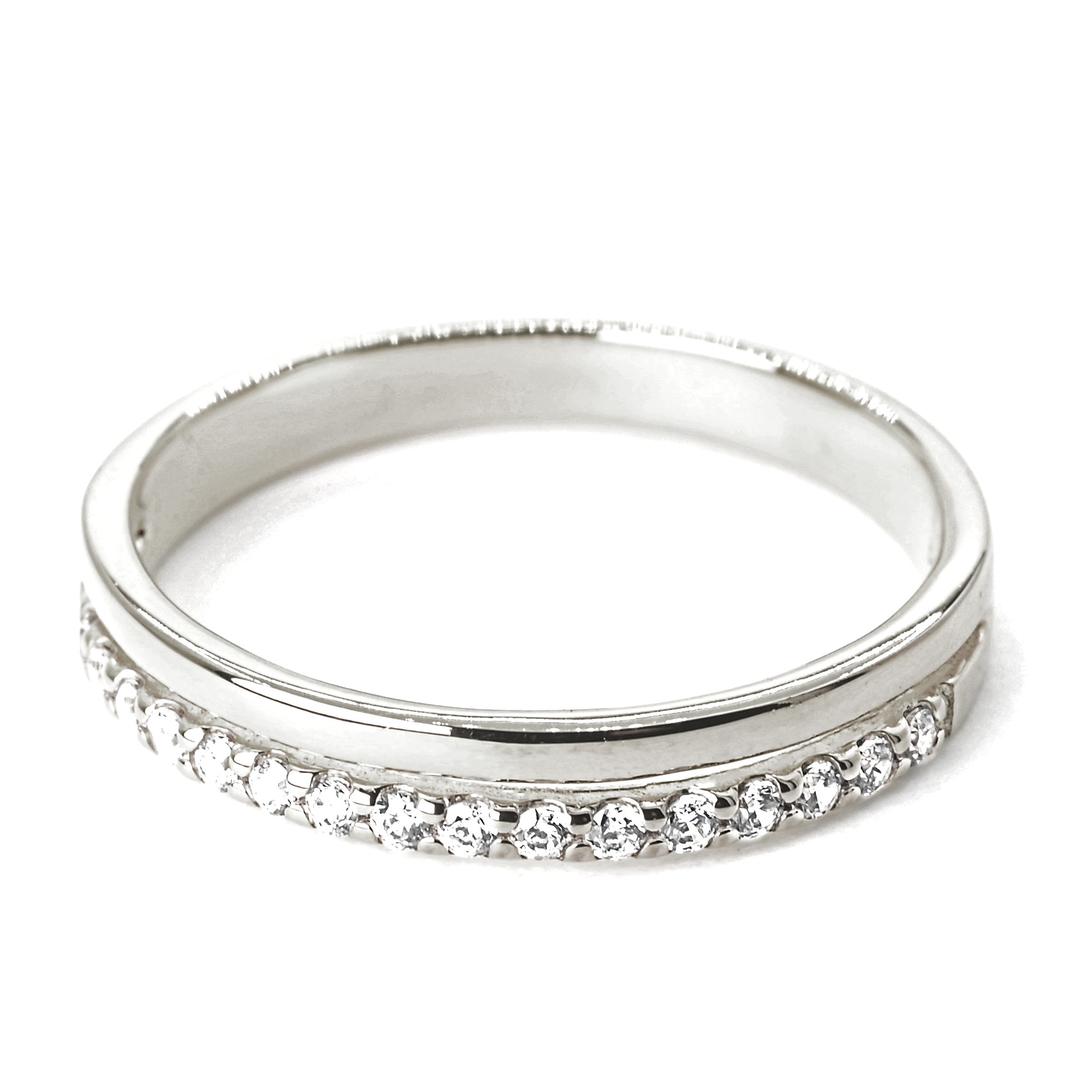 プラチナ　重ね付け風ダイヤモンドリング 0.12CT　R3971DI-P 188-066