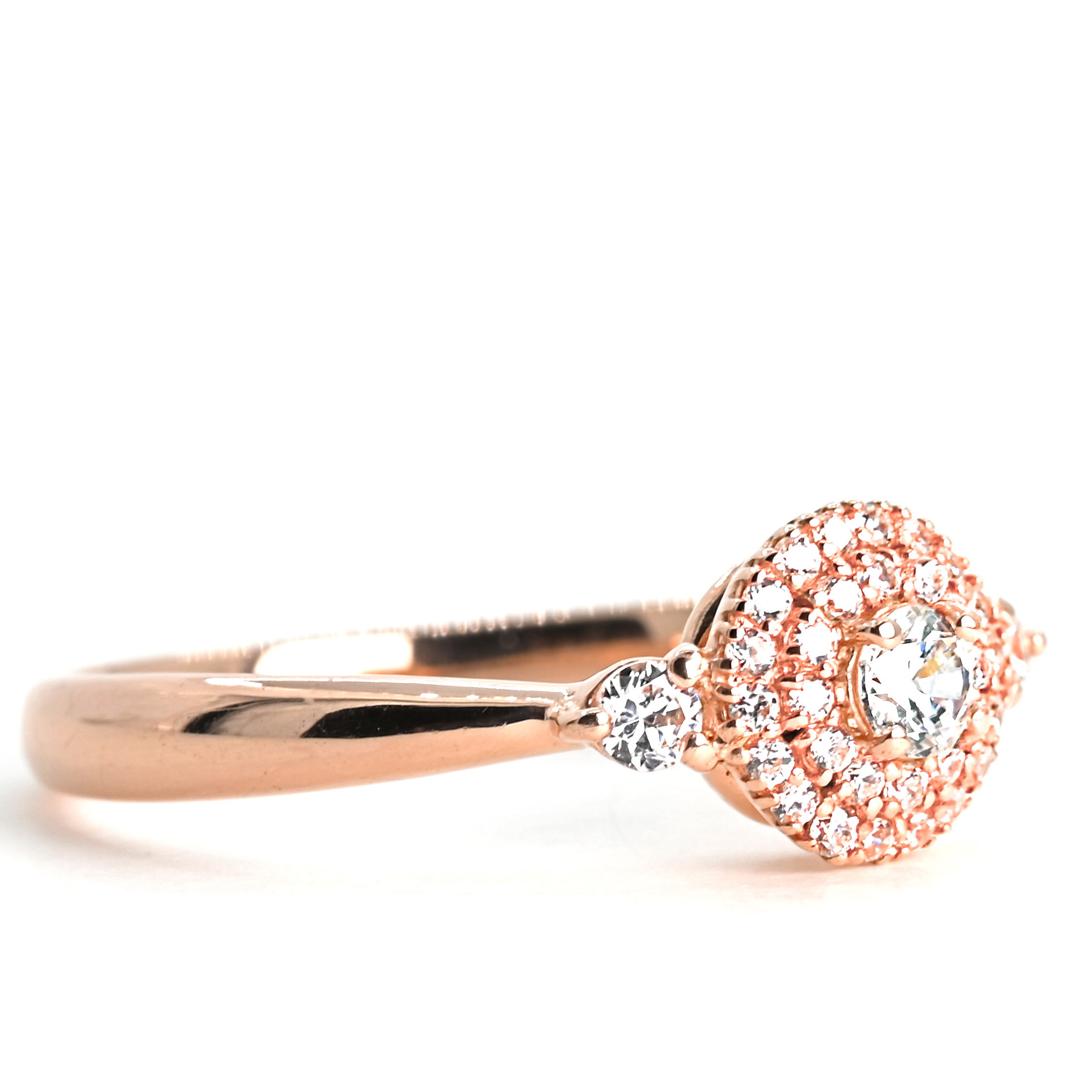 K18PG ダイヤモンドリング　0.26CT　Ｒ3975DI-R 188-068