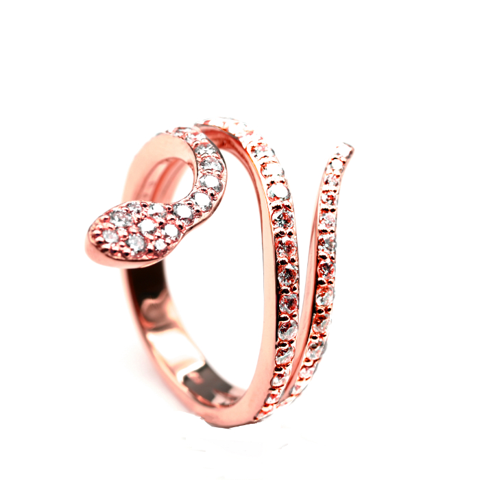 K18PG　スネークラインダイヤリング　0.70CT　R3948DI-R 188-078