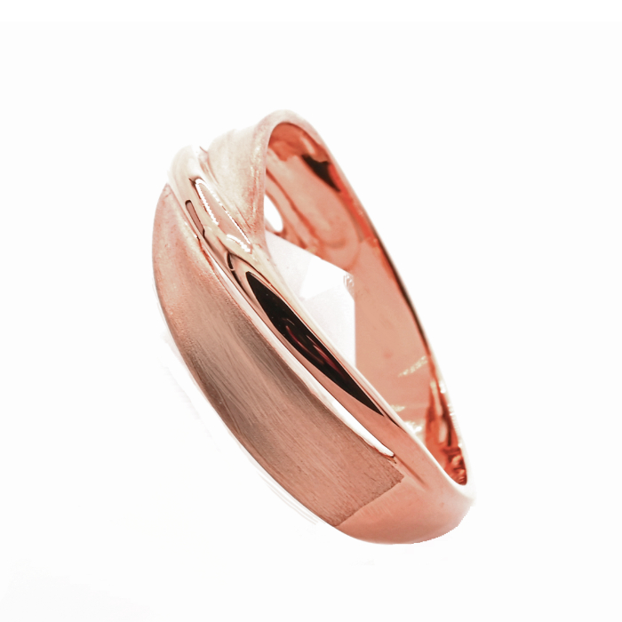 K18PG 地金鏡面、サティーナリング　RMR691-R 188-085