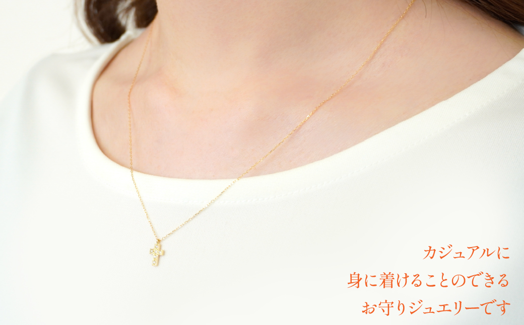 K18イエローゴールド　プチクロス　ダイヤネックレス 管理番号208114 218-108|K18 イエローゴールド ネックレス ダイヤ ダイヤモンドK18 イエローゴールド ネックレス ダイヤ ダイヤモンドK18 イエローゴールド ネックレス ダイヤ ダイヤモンドK18 イエローゴールド ネックレス ダイヤ ダイヤモンドK18 イエローゴールド ネックレス ダイヤ ダイヤモンド|