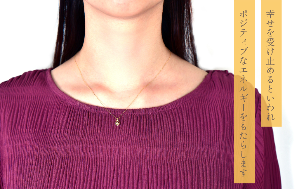 K10　イエローゴールド　ダイヤ0.05ｃｔ　ネックレス 　 管理番号280179 218-149