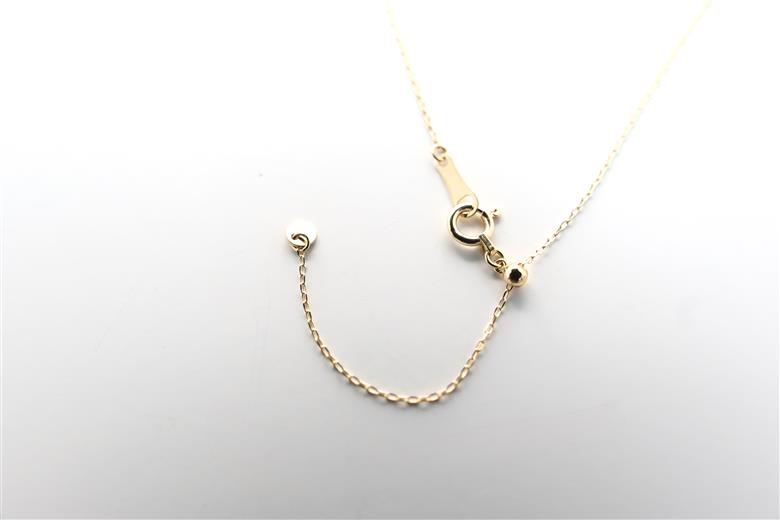 K18ピンクゴールド　天然ダイヤモンド0.30ｃｔ　爪留めネックレス FNP-6 250-006