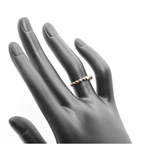 K18 　鏡面丸玉デザインダイヤモンドリング　0.02CT　R3967DI-Y 188-049