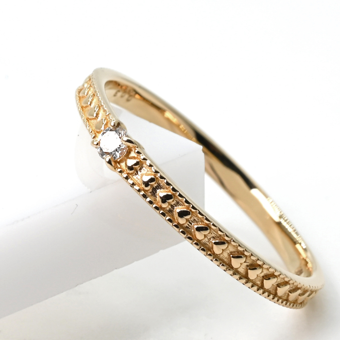 K18ダイヤモンドリング　0.03CT　R3968DI-Y 188-052