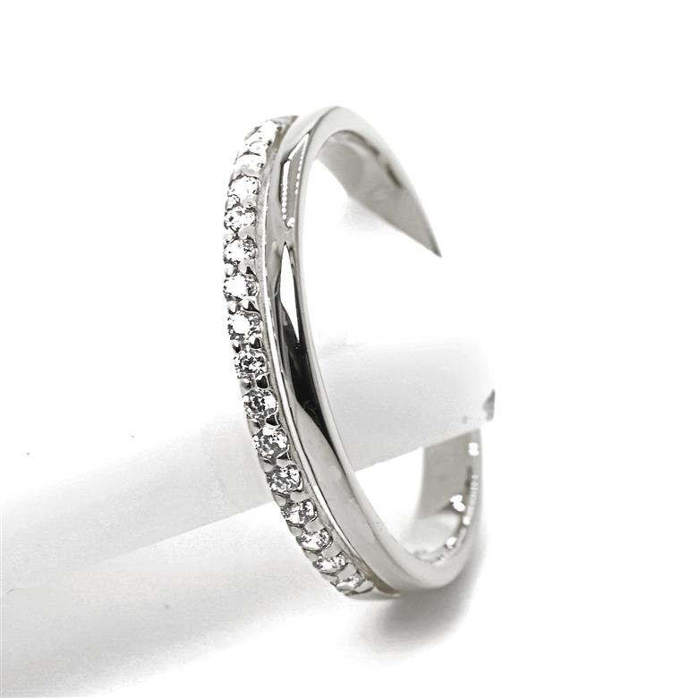 プラチナ　重ね付け風ダイヤモンドリング 0.12CT　R3971DI-P 188-066