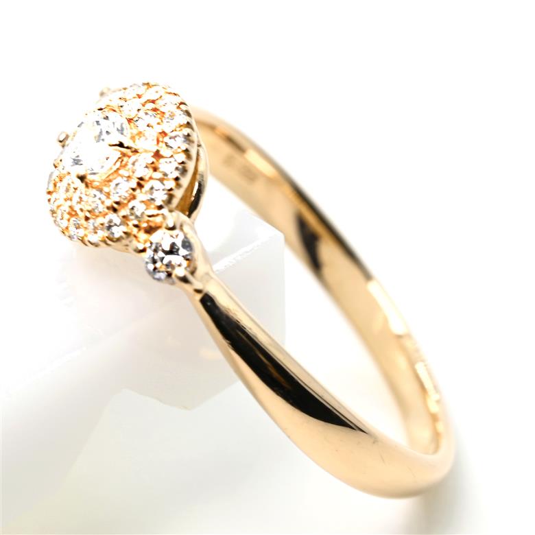 K18 ダイヤモンドリング　0.26CT　Ｒ3975DI-Y 188-067