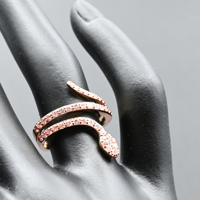 K18PG　スネークラインダイヤリング　0.70CT　R3948DI-R 188-078