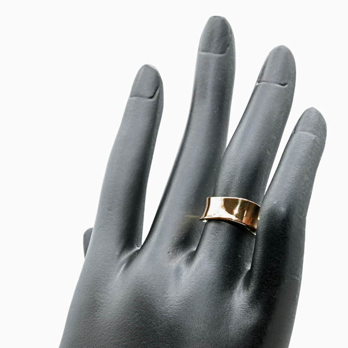 K18PG 地金鏡面リング　　RMR1150-R 188-082