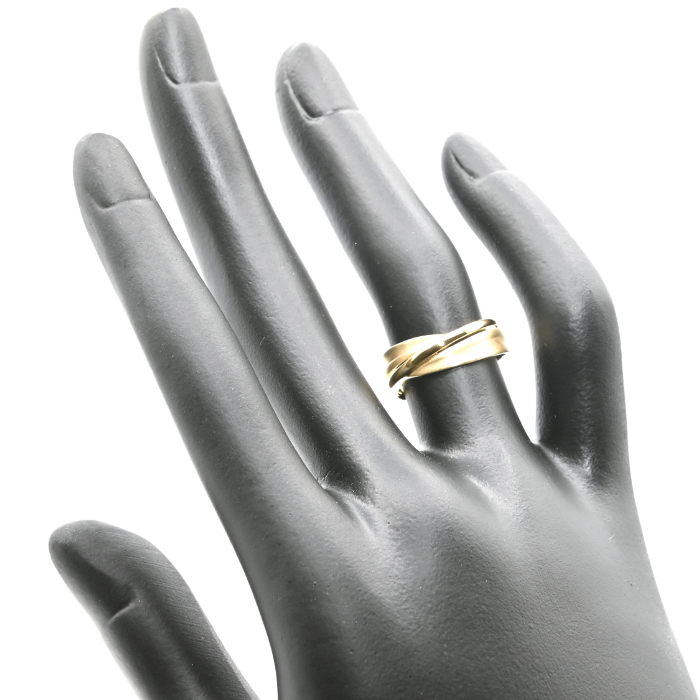K18 地金鏡面、サティーナリング　RMR691-Y 188-084