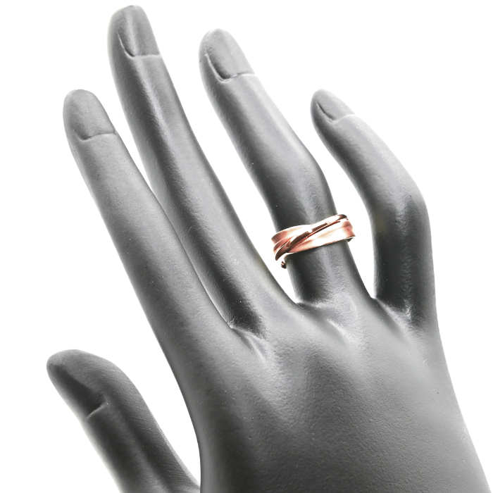 K18PG 地金鏡面、サティーナリング　RMR691-R 188-085