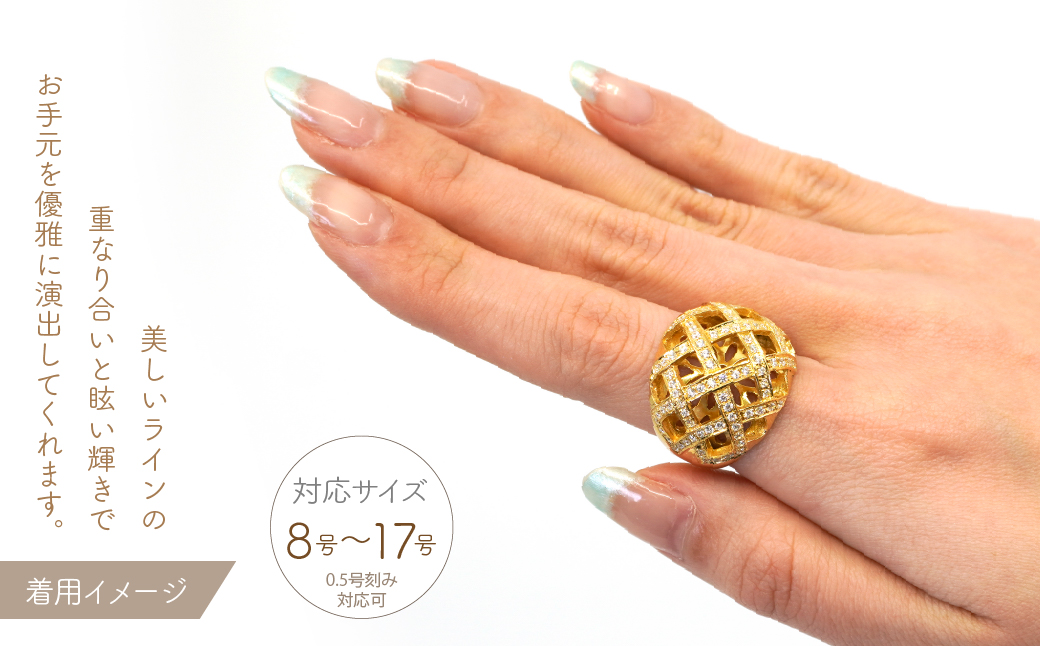 Ｋ18  ダイヤ R 管理番号10201015 221-004-G|ダイヤモンド 18金 ジュエリー リングダイヤモンド 18金 ジュエリー リングダイヤモンド 18金 ジュエリー リングダイヤモンド 18金 ジュエリー リングダイヤモンド 18金 ジュエリー リングダイヤモンド 18金 ジュエリー リングダイヤモンド 18金 ジュエリー リングダイヤモンド 18金 ジュエリー リング|