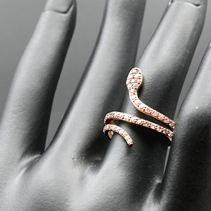 K18PG　スネークラインダイヤリング　0.70CT　R3948DI-R 188-078